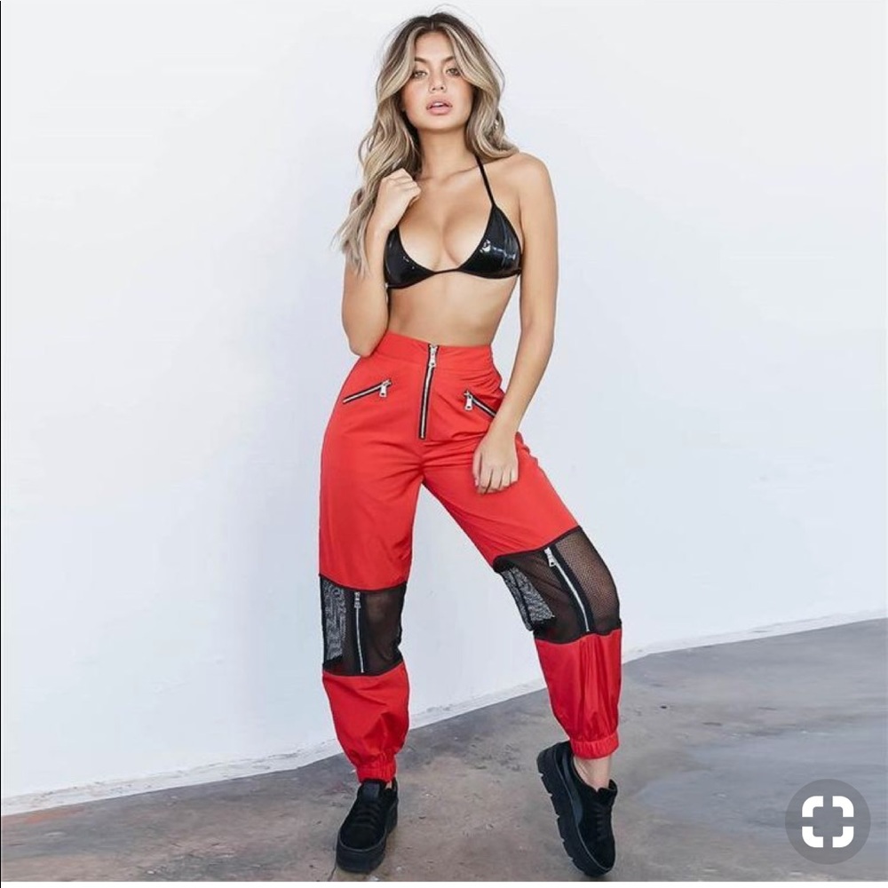 I AM GIA GWEN PANTS RED SOLD OUT!